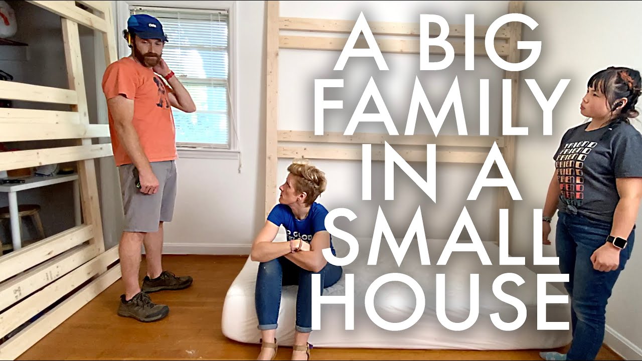MAKING A TRIPLE BUNKBED FOR TEENS : Adventuring Family of 11