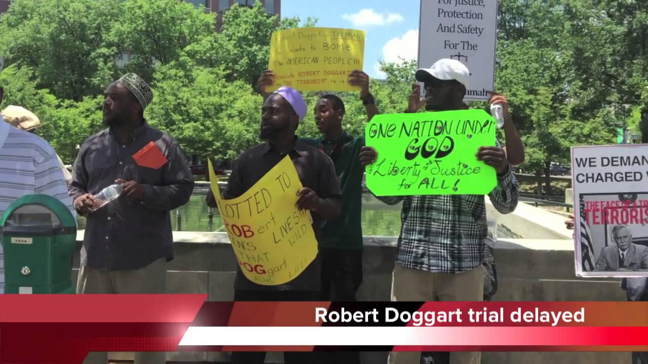newspaper mockup Robert Doggart's trial delayed