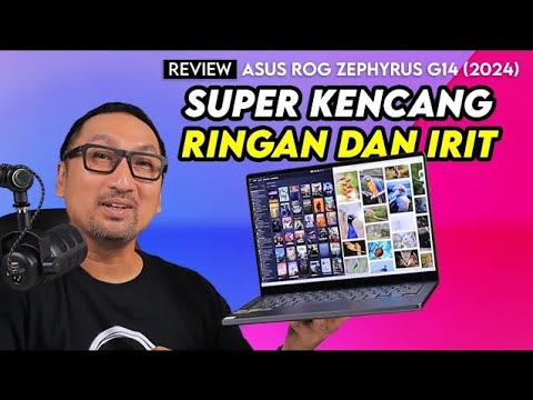 Laptop Gaming Kencang, Ringan 1.5 KG, Irit Baterai: REVIEW ASUS ROG Zephyrus G14 (2024) GA403