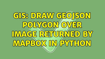 GIS: Draw GeoJSON polygon over image returned by Mapbox in Python