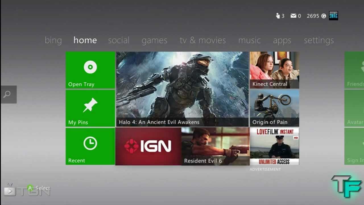 Dor seks natuurpark Xbox 360 Dashboard Update October 2012 - Review - YouTube