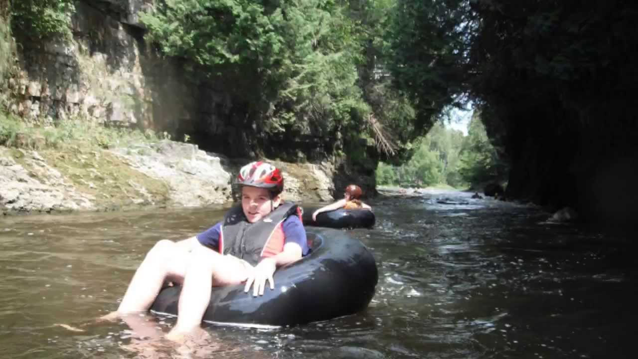 Tubing the Elora Ontario Aug 2013 YouTube