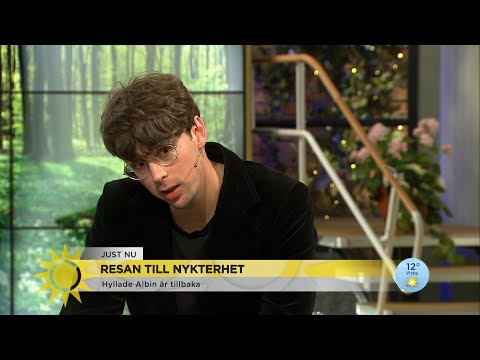 Albin Lee Meldau: ”För mig handlar det om att vara lycklig och nykter” - Nyhetsmorgon (TV4)