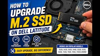 How to Upgrade M.2 SSD on a Dell Latitude Laptop | Easy NVMe SSD Upgrade Guide