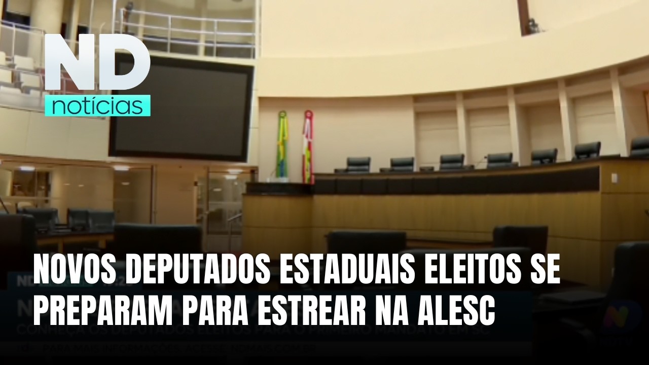 Assembleia Legislativa de SC terá novos parlamentares em primeiro mandato