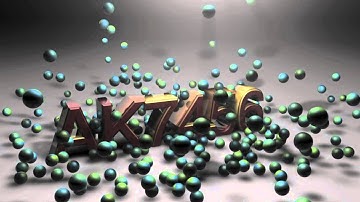 Falling Balls intro (Cinema 4D)