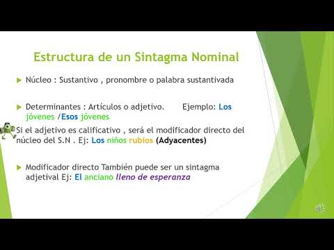 Sintagma Nominal (Concepto