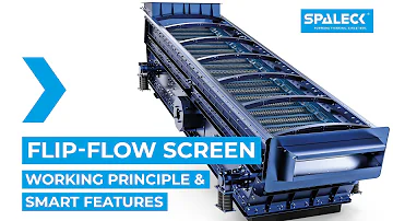 Vibrating Flip-Flow Screen, working principle (for almost all materials & industries)