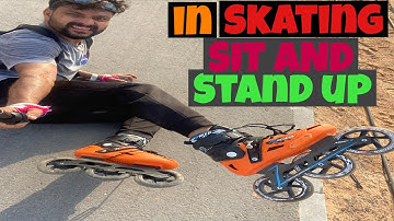 STAND UP & STAND STILL AND SIT ON INLINE SKATES || how to sitandstandupinlineskates freshmalluskater