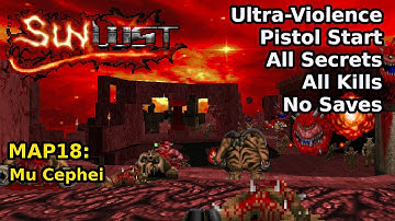 Doom II: Sunlust - MAP18: Mu Cephei (Ultra-Violence 100%)
