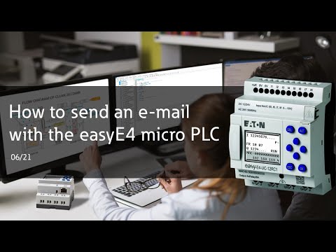 How to send an email with the easyE4 micro PLC