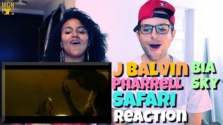 J Balvin - Safari (ft. Pharrell Williams, BIA, Sky) Reaction