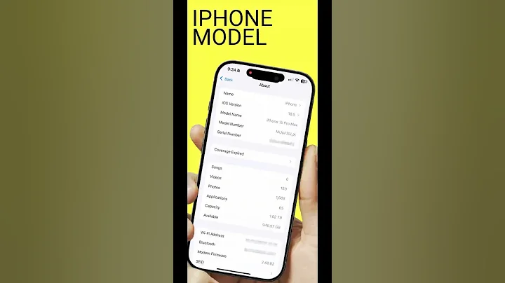 How-to Check iPhone Model, Serial Number, Storage Capacity, etc. (iOS 18)