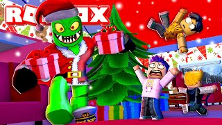 Becoming the GRINCH and STEALING CHRISTMAS in ROBLOX