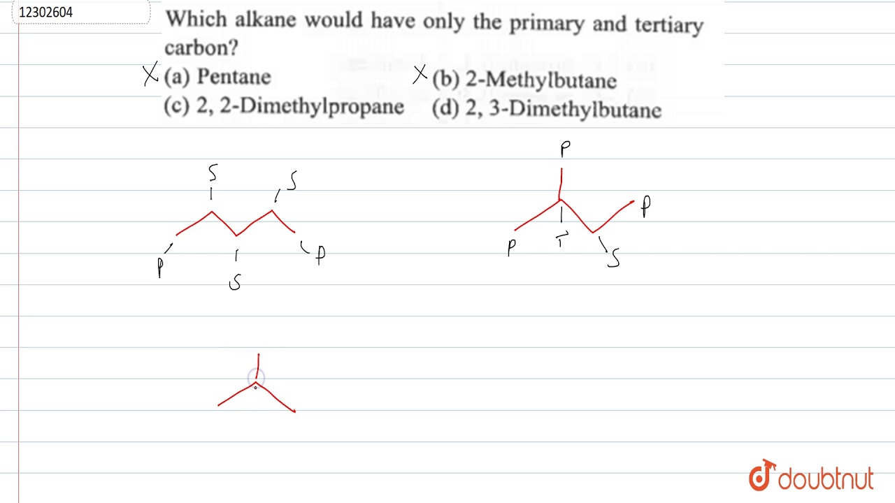 Tertiary carbon bond Tertiary carbon bond
