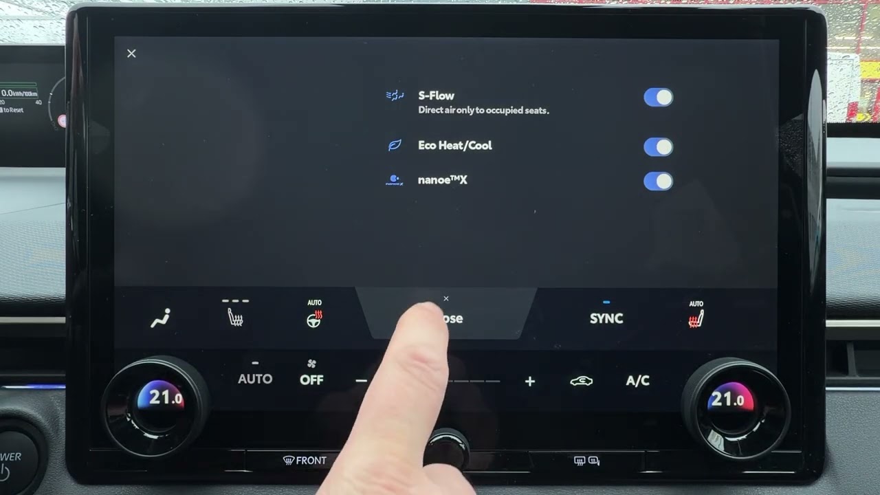 TOYOTA BZ4X – How to Change Airflow Direction - YouTube