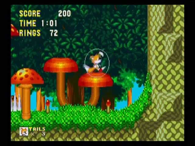 Sonic 3 & Knuckles #21 (Tails) Mushroom Hill - Super Tails