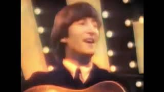 The Beatles I Feel Fine Thank Your Lucky Stars 1964 (Colorized Video)