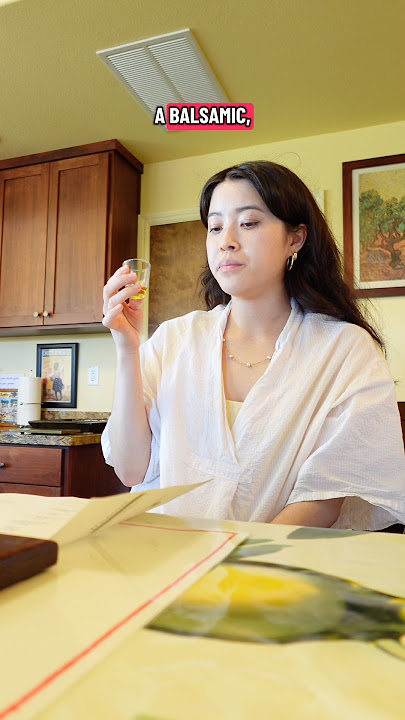 POV: you do an Olive Oil tasting