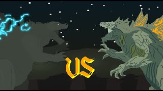 Middle Earth Godzilla VS Godzilla Filius (FULL FIGHT ANIMATION!)