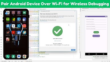 Pair Android Device Over Wi-Fi for Wireless Debugging in Android Studio (Without USB)