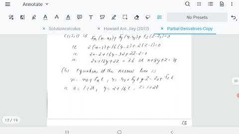 Tangent planes and normal vectors