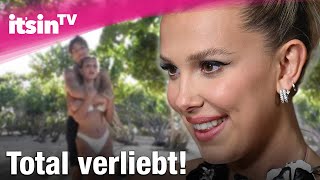 Seltener Anblick Millie Bobby Brown Postet Liebes-Pic Im Bikini Its In Tv
