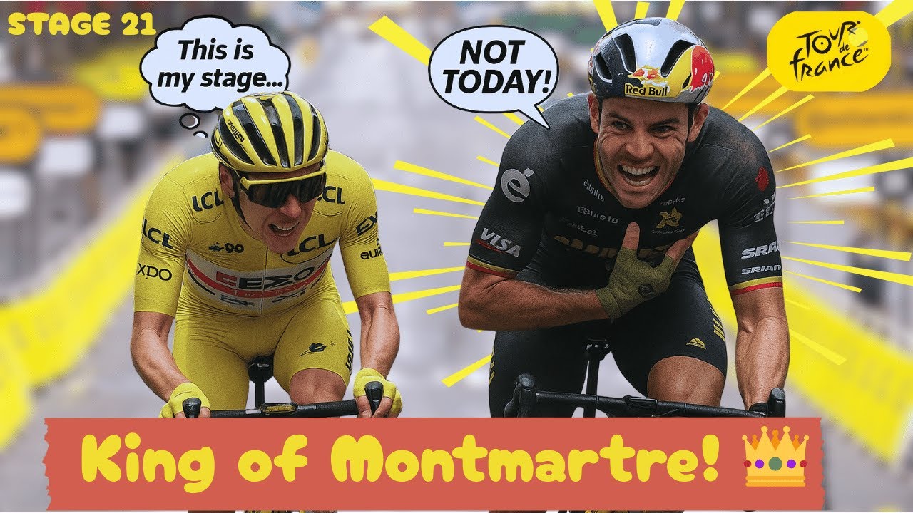 Van Aert SHOCKS Pogacar! 🤯 Unbelievable Montmartre Attack 🚀