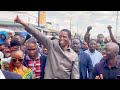 FORMER President Edgar Chagwa Lungu in Lusaka’s Central Business District (CBD) With Traders