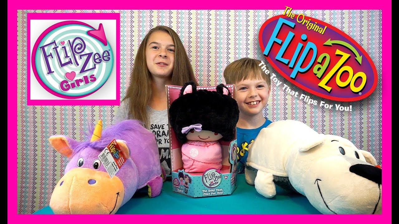 FlipaZoo and FlipZee Girls! 2-in-1 Flipping and Transforming Fun!