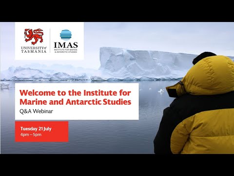 Institute for Marine and Antarctic Studies Webinar | University of Tasmania