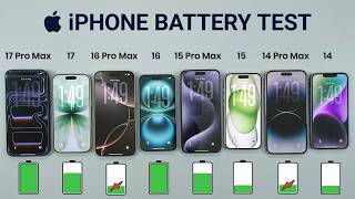 Iphone 17 Pro Max Vs 17 Vs 16 Pro Max Vs 16 Vs 15 Pro Max Vs 15 Vs 14 Pro Max Vs 14 Battery Test