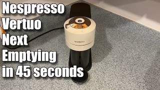 Nespresso Vertuo Next Emptying Procedure