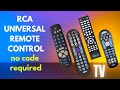 How To Program An RCA Universal Remote Control No Code Required 