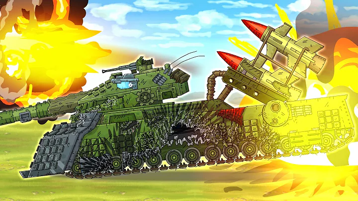 DORA'S DEFEAT. The End of the MONSTER BATTLE - Cartoons about tanks