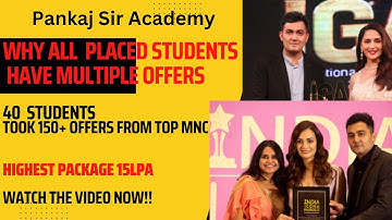 Alumni Meet - Direct Talk with recently placed students of Pankaj Sir Academy