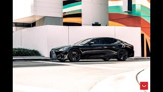 Murdered Out 2018 Lexus Ls 500 X 22 Vossen Hf-2 Wheels
