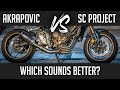 Akrapovic vs SC Project | Honda CB650R Exhaust Sound Comparison