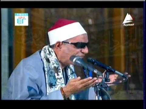 الشيخ على اينى ابتهالات فجررمضان   بمسجد النور بالعباسيه محمدالنجارالن