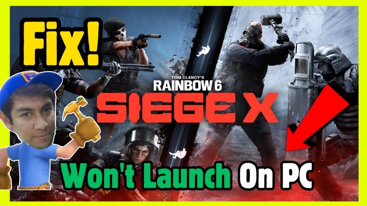 Fix Rainbow Six Siege X Not Launching on PC 🔧 - YouTube