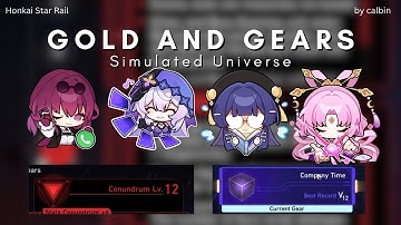 Full Run | Conundrum Lvl.12 with 60+ Blessings DoT Team | SU Gold and Gears