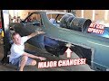 JET CAR UPDATE! Making a GIANT Air intake + Extending the El Camino!