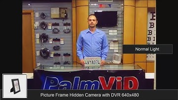 PICFRAME-DVR-V1 Picture Frame Hidden Camera Sample Video