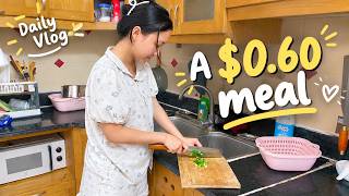A day living on a low income in Vietnam 🇻🇳 | What’s in my $0.60 meal