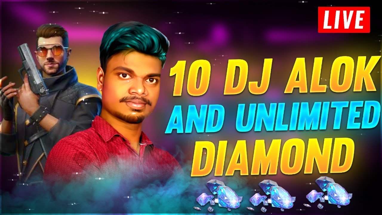 Free Fire 10 Dj Alok Diamond Giveaways Funny Custom Only Pvs Live Monkey Viral