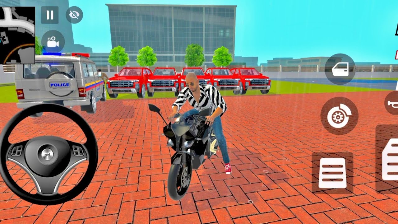 🪽💢Franklin order by5️⃣modified Red ♥️ supar car🚗 parking🅿️ i hope 🥳 enjoy 🇮🇳India thefts Simulator 💥