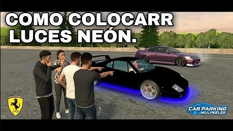 COMO PONER LUCES NEÓN TIPO TUNING EN CAR PARKING MULTIPLAYER #carparkingmultiplayer #gameguardian 