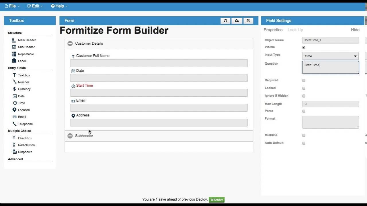 Form builder