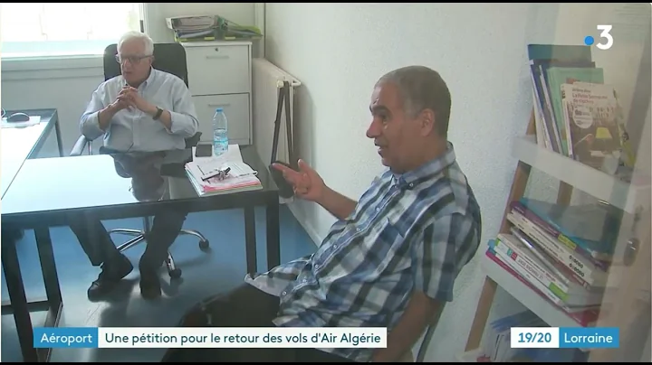 Pour le retour d'Air Algrie  l'aroport de Metz-Nan...