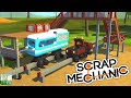 Scrap Mechanic Монорельс, на всю карту. Ваши Постройки 0.1.22